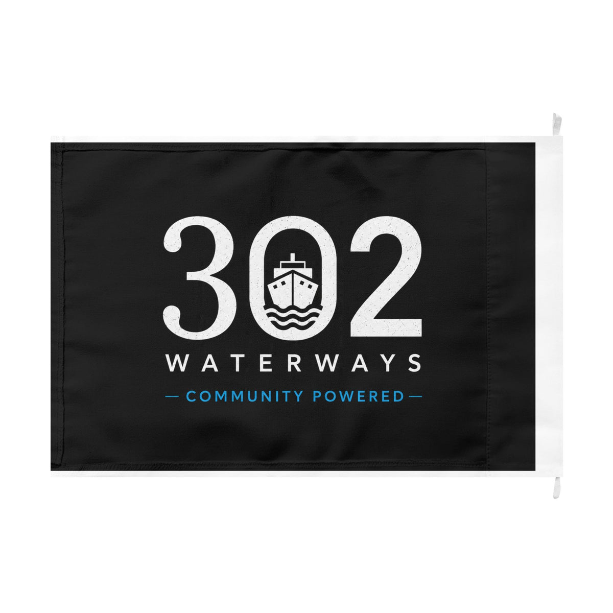 302 Waterways Double-Sided Flag — Community Powered