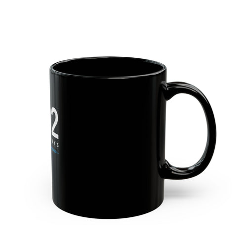 302 Waterways Black Ceramic Mug (11oz)