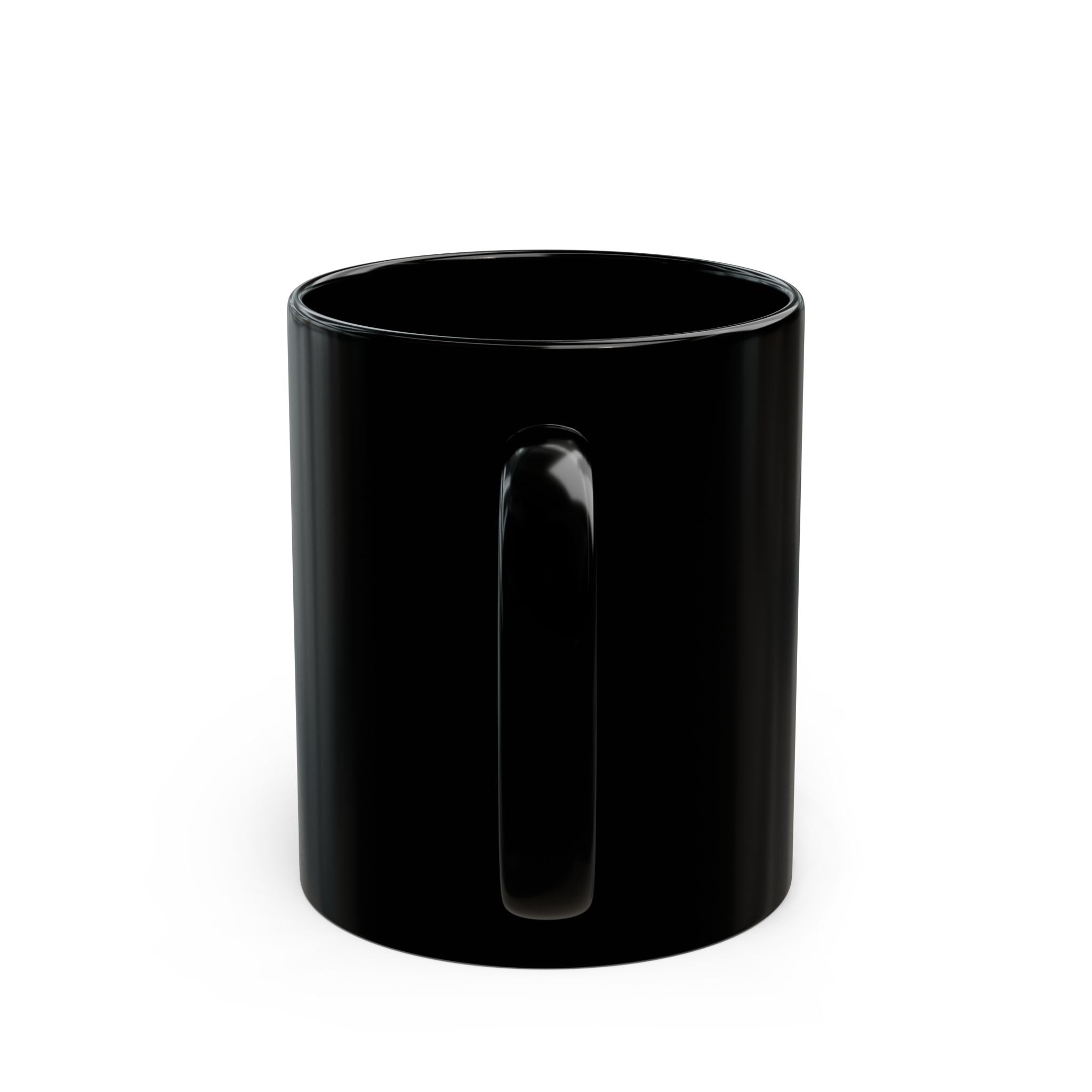 302 Waterways Black Ceramic Mug (11oz)