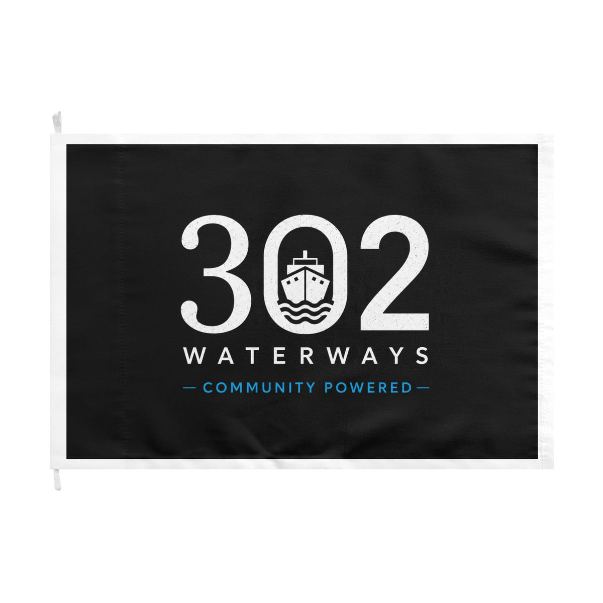 302 Waterways Double-Sided Flag — Community Powered